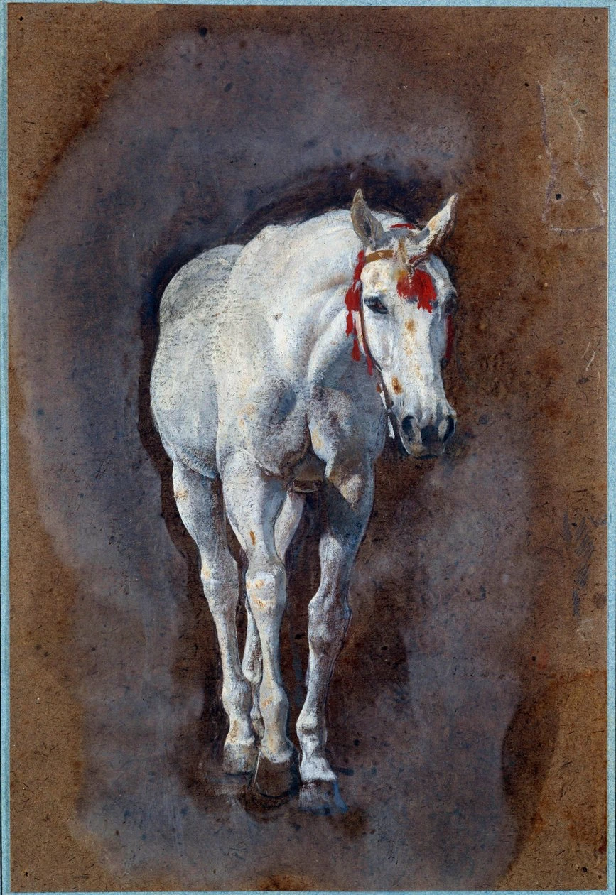 Léon Bonnat - 108, Un disegno di cavallo